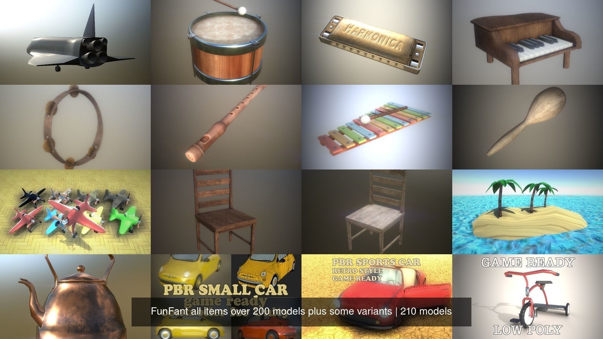 FunFant items over 200 models plus some variants 3D Model Collection_17