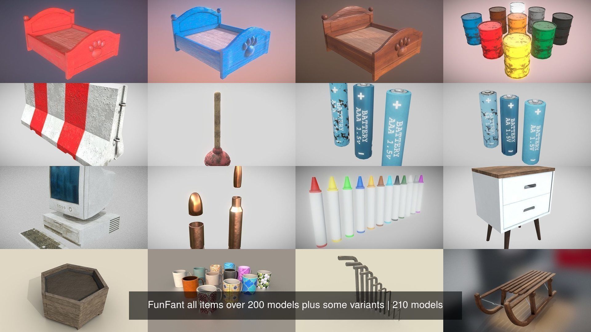 FunFant items over 200 models plus some variants 3D Model Collection_42
