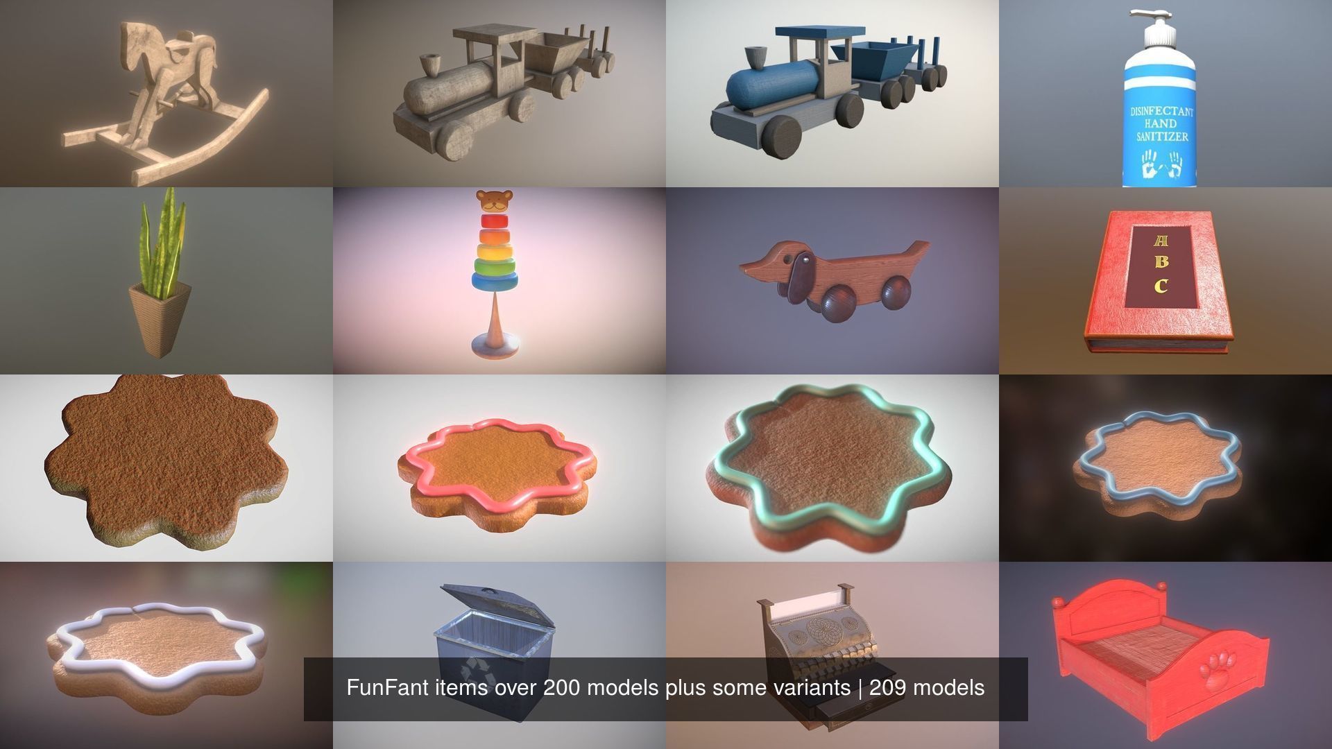 FunFant items over 200 models plus some variants 3D Model Collection_39