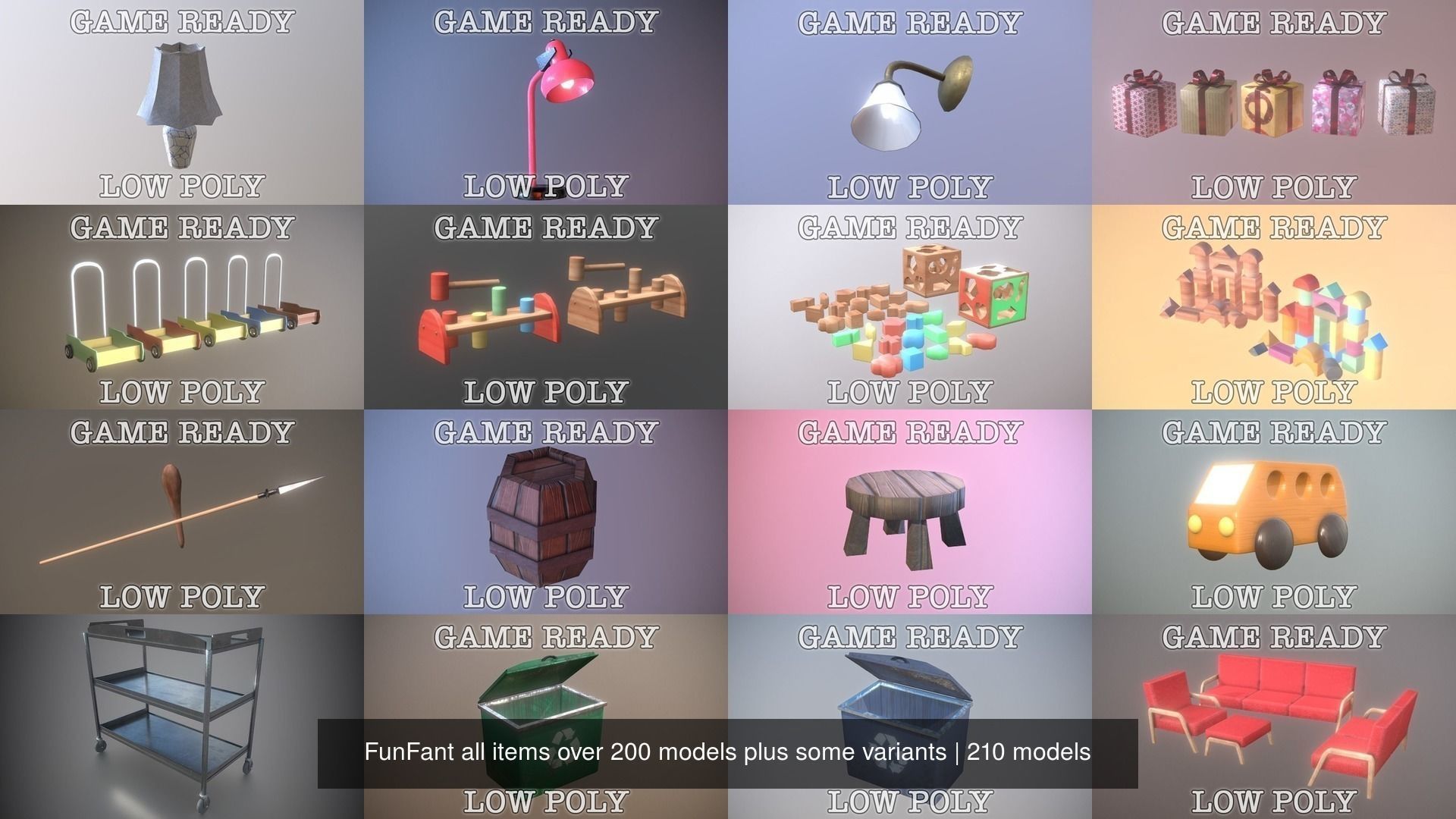 FunFant items over 200 models plus some variants 3D Model Collection_29