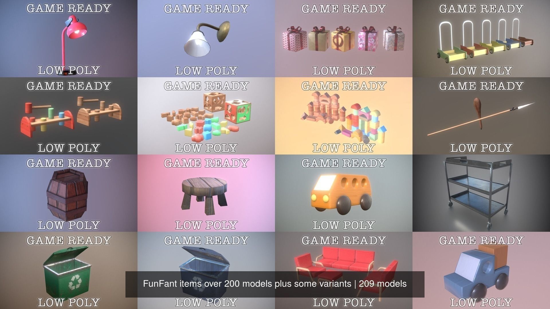 FunFant items over 200 models plus some variants 3D Model Collection_30