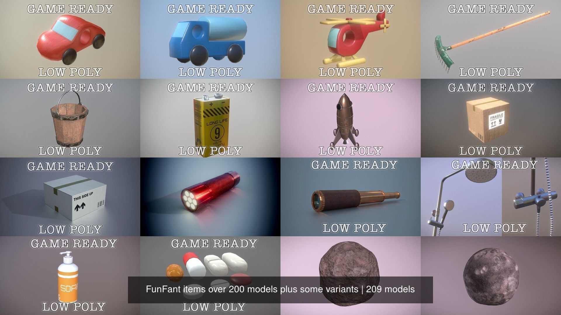 FunFant items over 200 models plus some variants 3D Model Collection_33