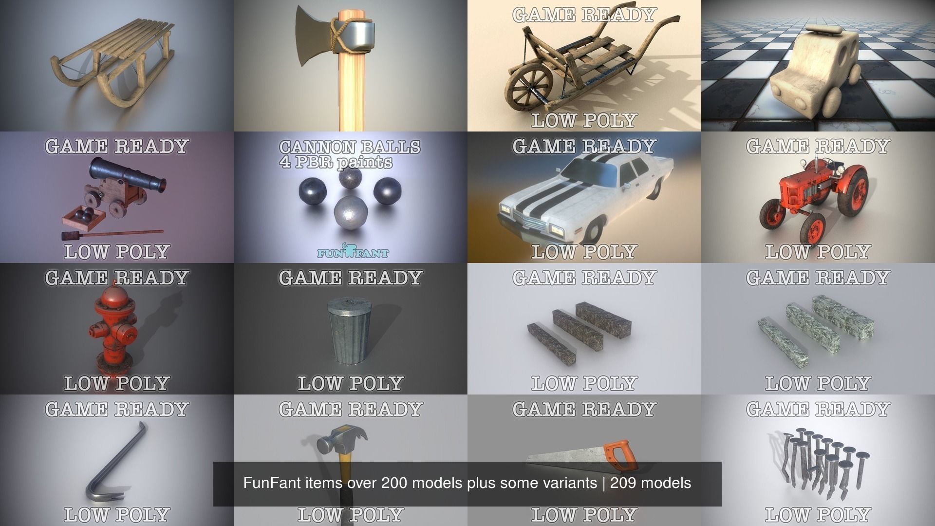 FunFant items over 200 models plus some variants 3D Model Collection_21