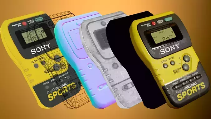 Sony SRFM 70 Sports low poly