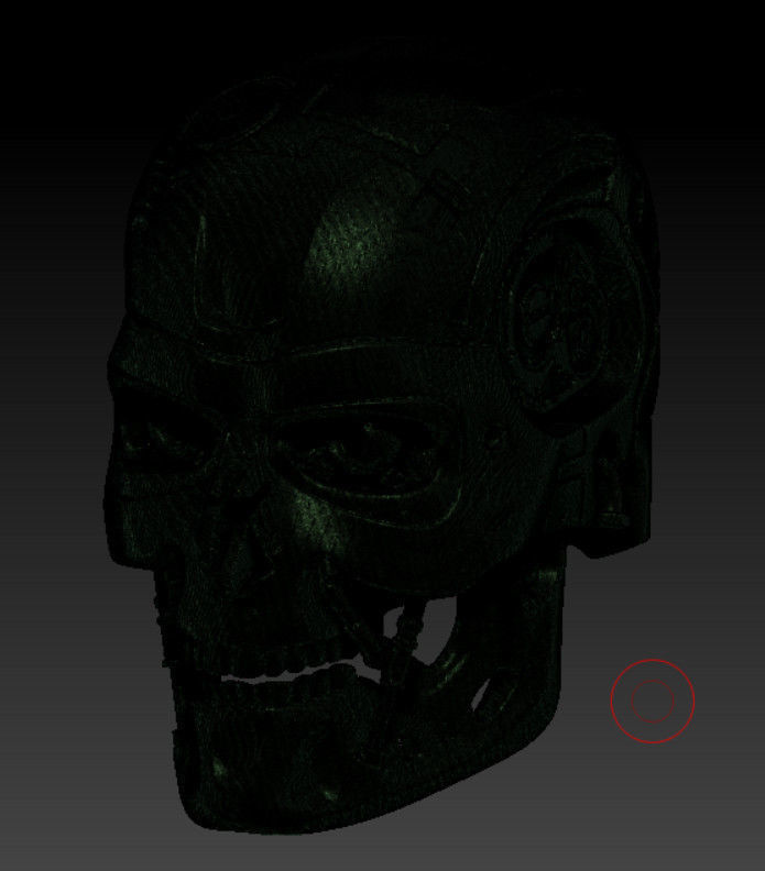 T800 Skull 3D print model_1