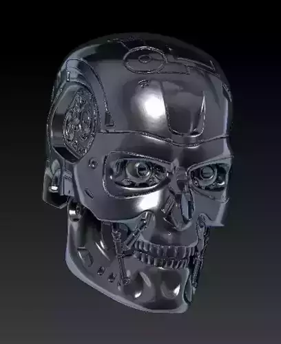 T800 Skull 3D print model