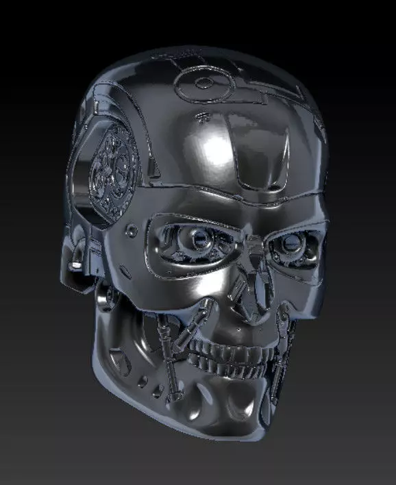 T800 Skull 3D print model_0