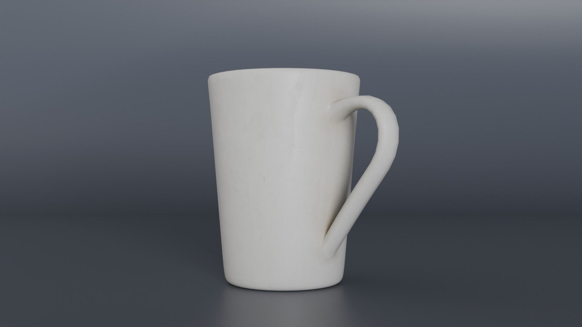 white glass 3d model  Free low-poly 3D model_1