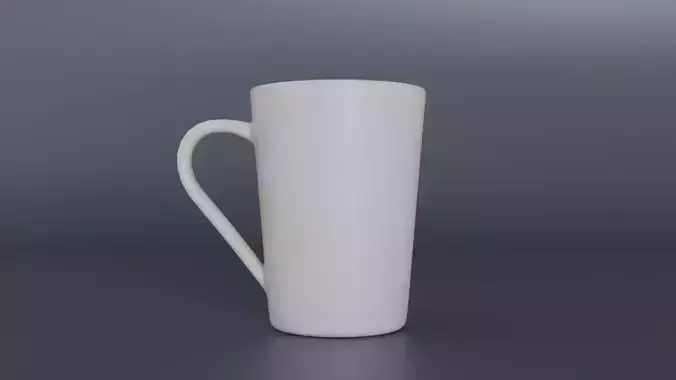 white glass 3d model 