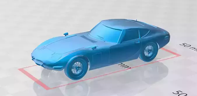 Toyota 2000GT model car