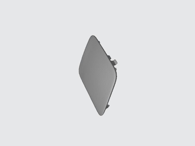 Mercedes W204 C-Class 2011-2014 Front Bumper Tow cover 3D print model_3