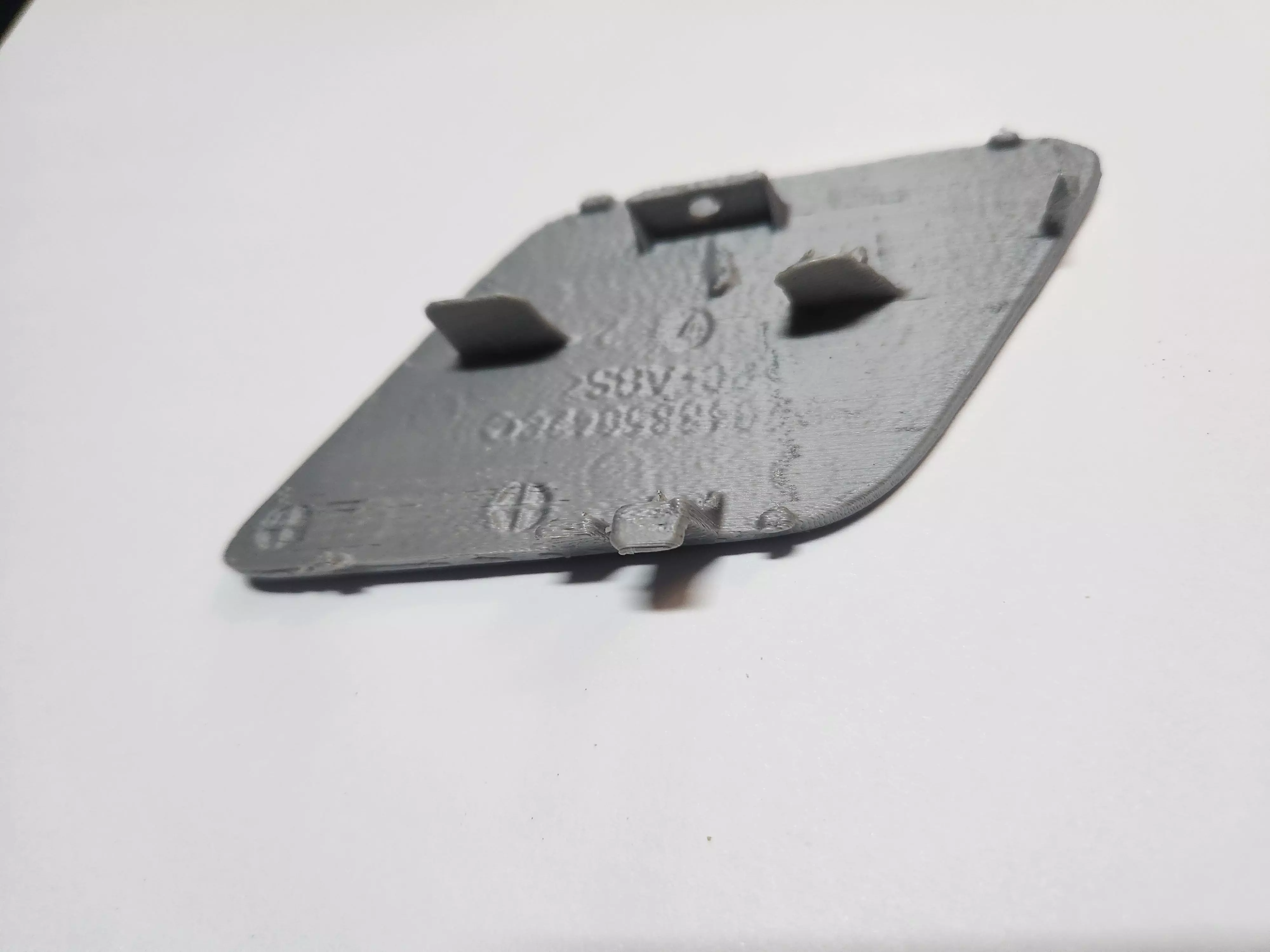 Mercedes W204 C-Class 2011-2014 Front Bumper Tow cover 3D print model_0