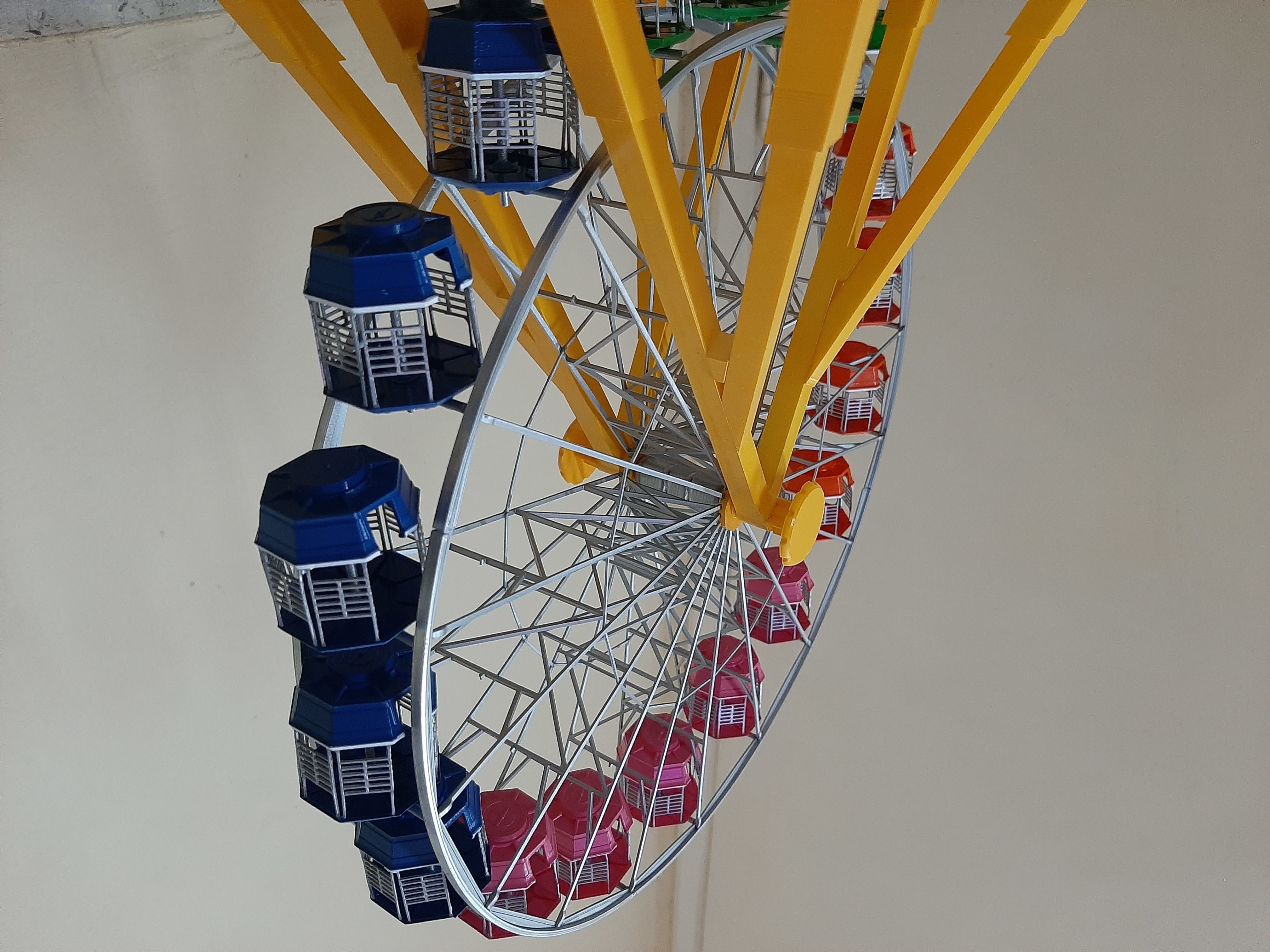 Ferris Wheel For 3D Print 3D print model_7