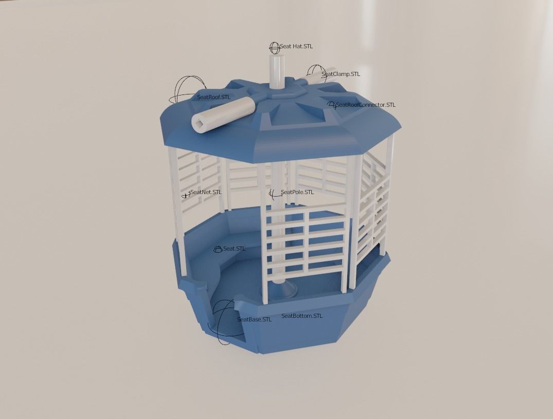 Ferris Wheel For 3D Print 3D print model_23