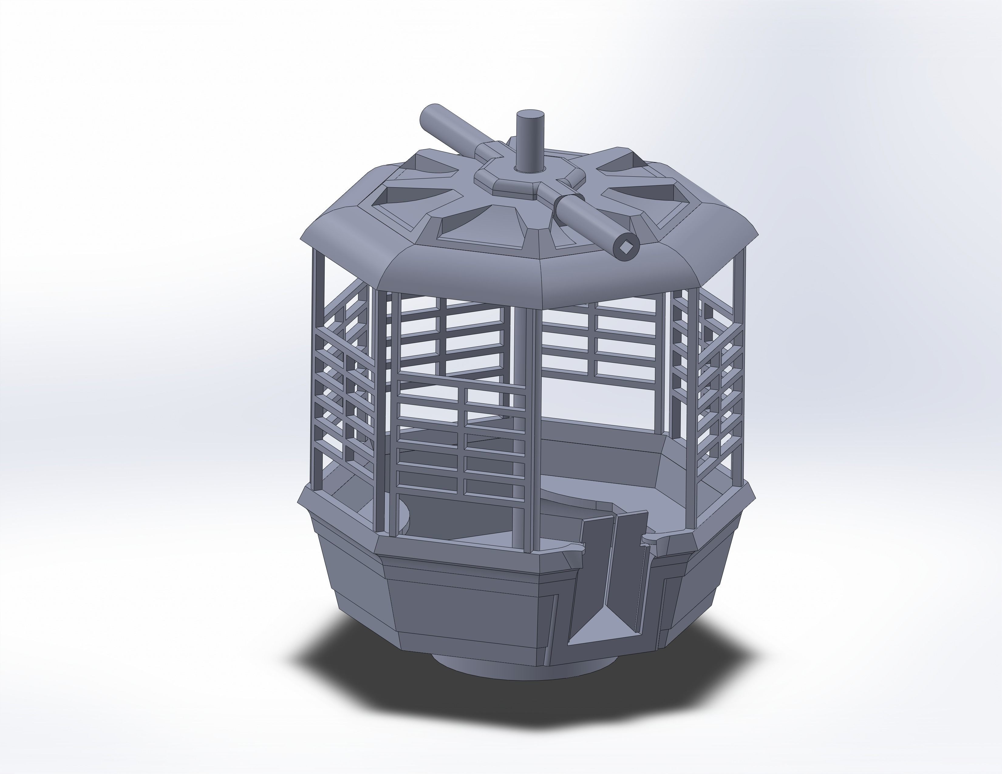 Ferris Wheel For 3D Print 3D print model_21