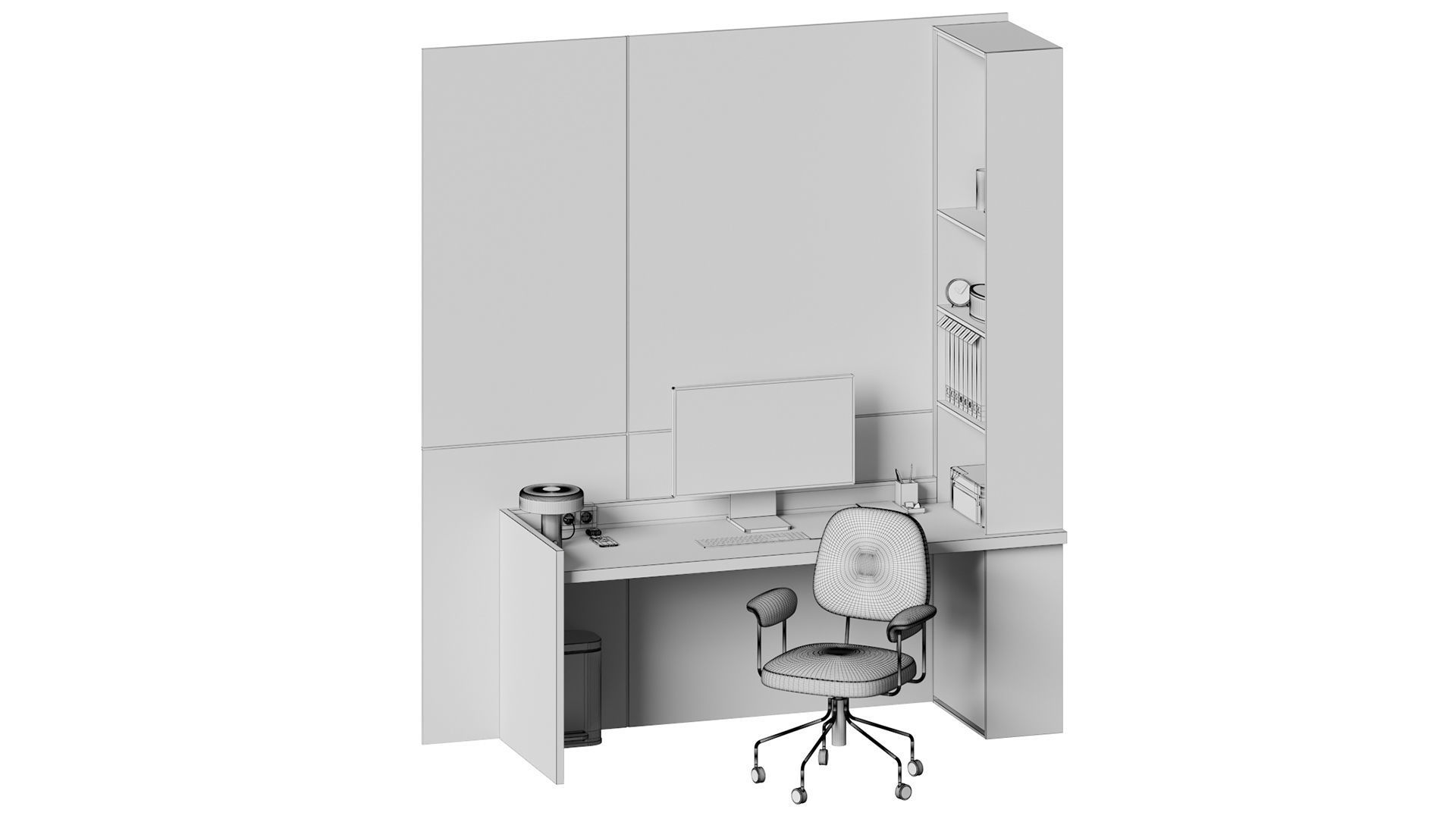 Workplace - 4 3D model_8