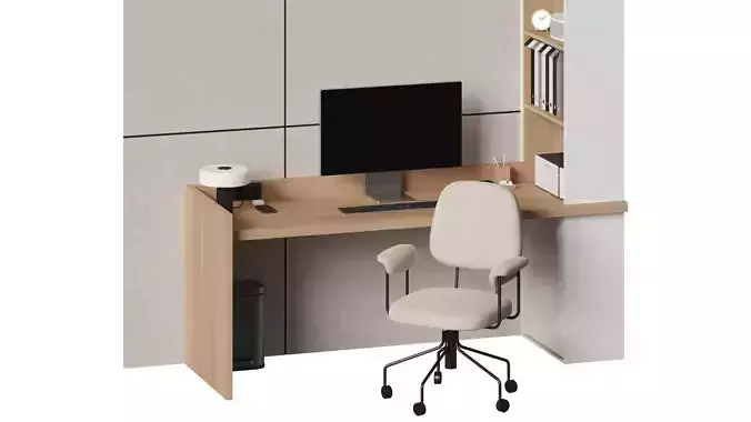 Workplace - 4 3D model