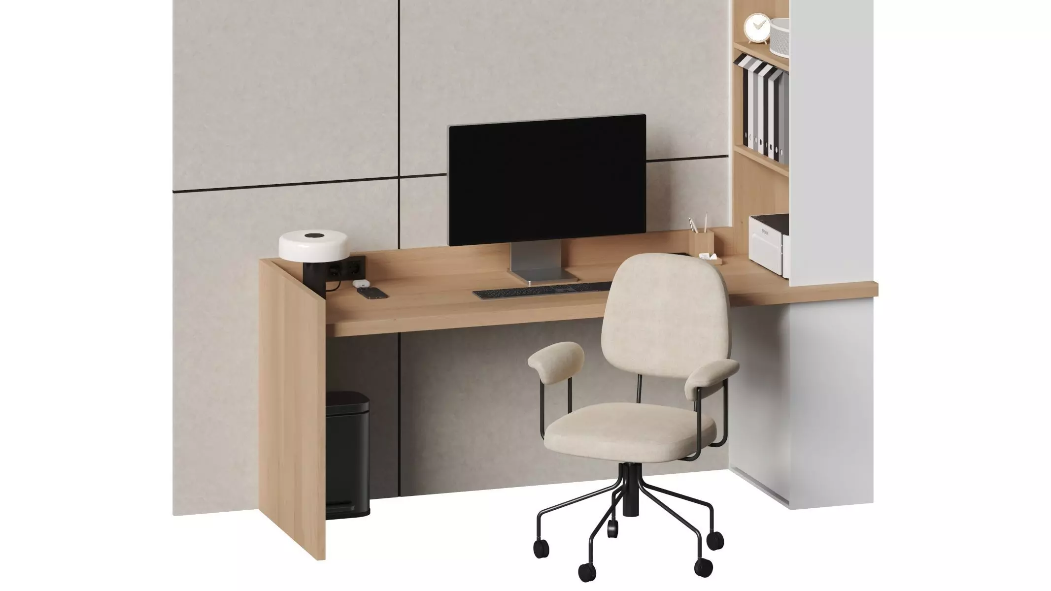 Workplace - 4 3D model_0