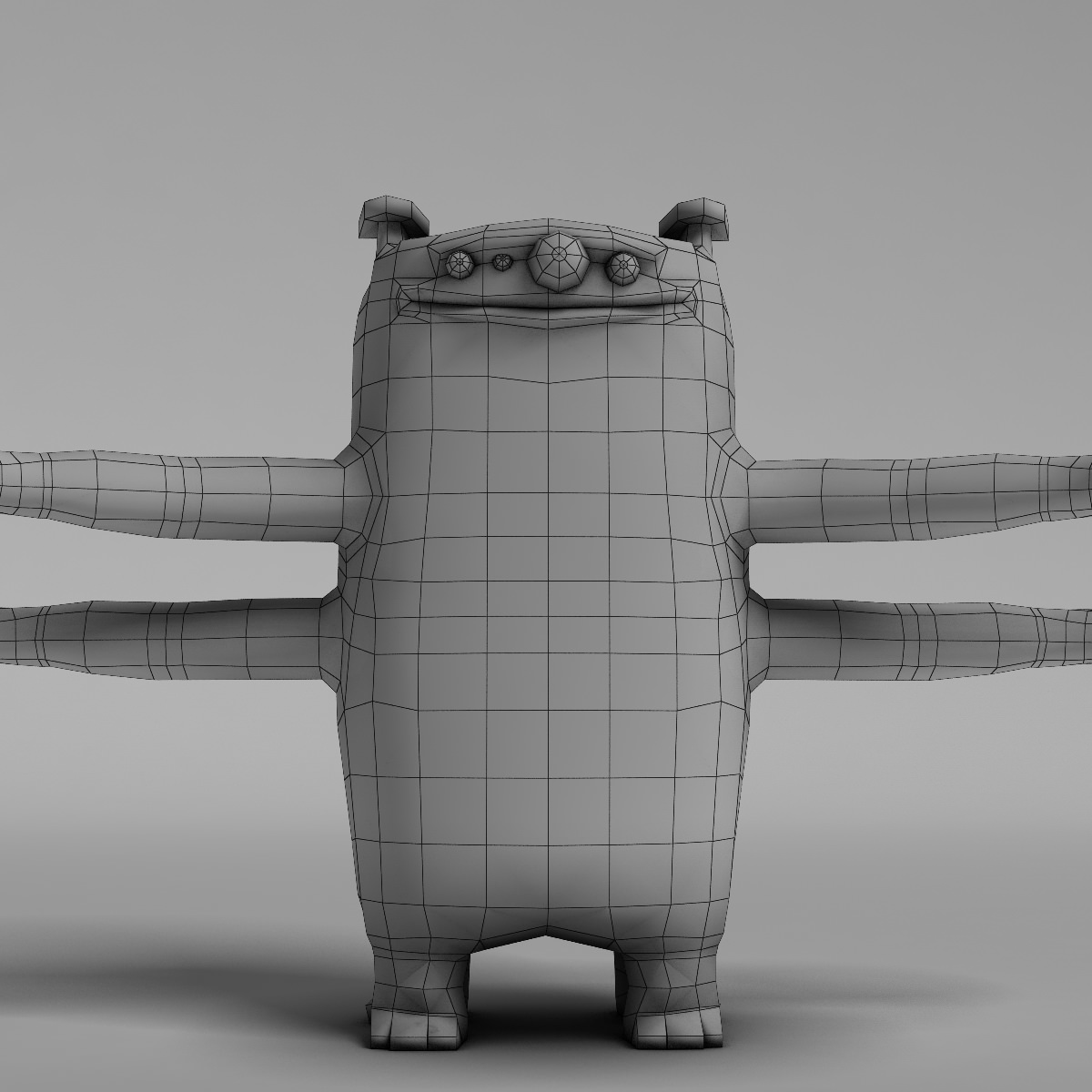 Creature 2 toy monster 3D model_9