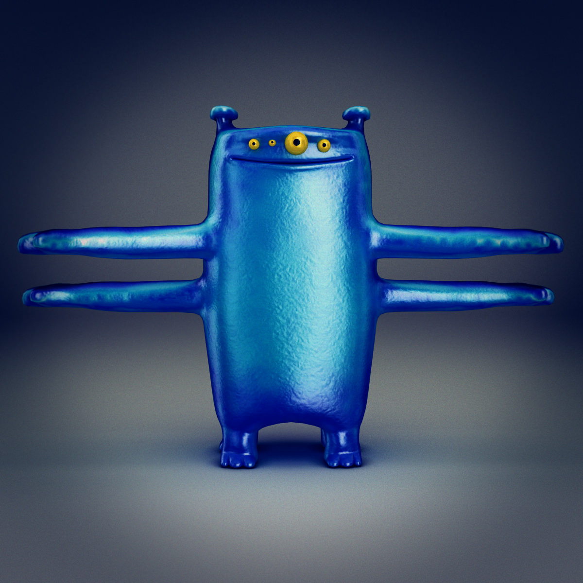 Creature 2 toy monster 3D model_1