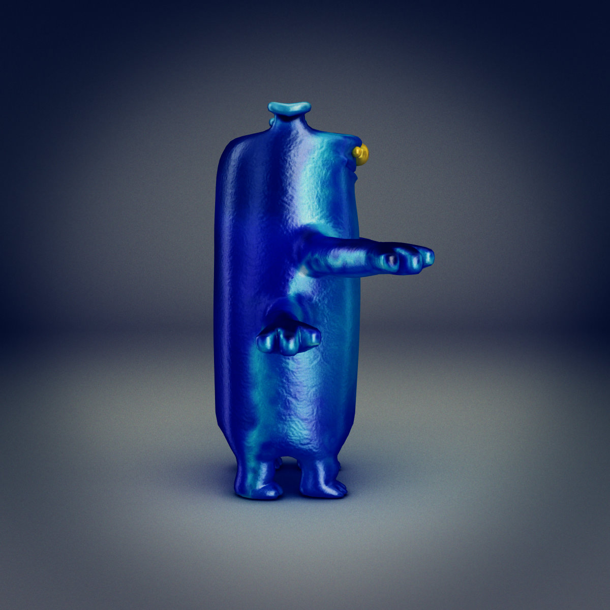 Creature 2 toy monster 3D model_2