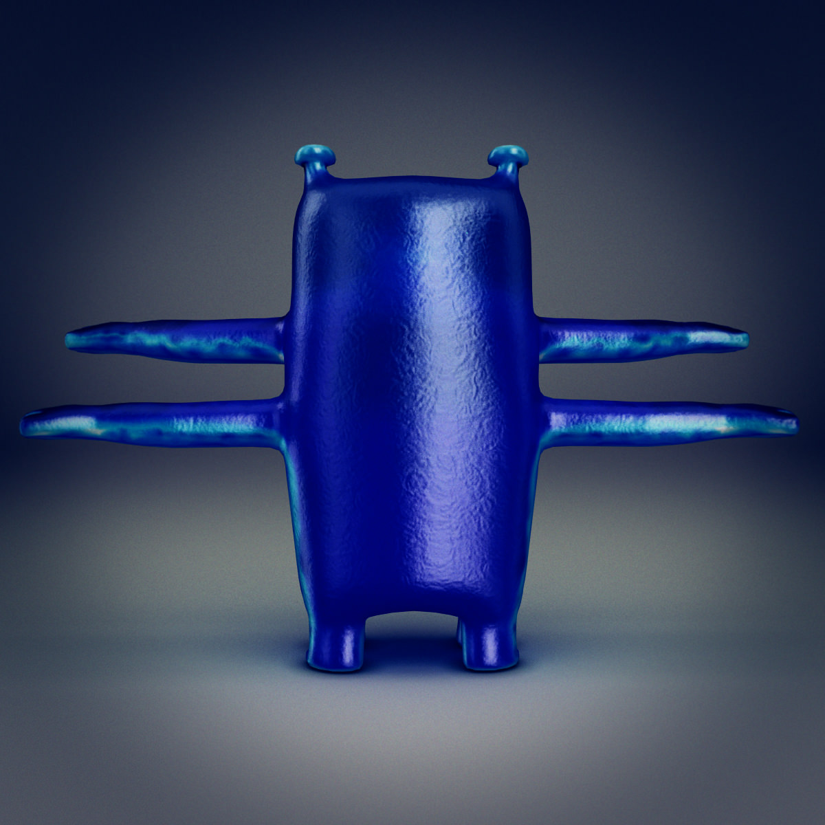 Creature 2 toy monster 3D model_3