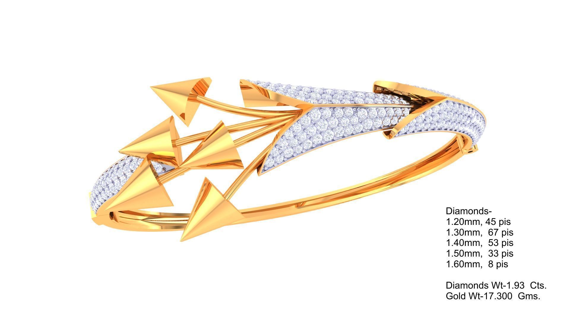 Light Weight bracelets 128 designs 3D print model_46