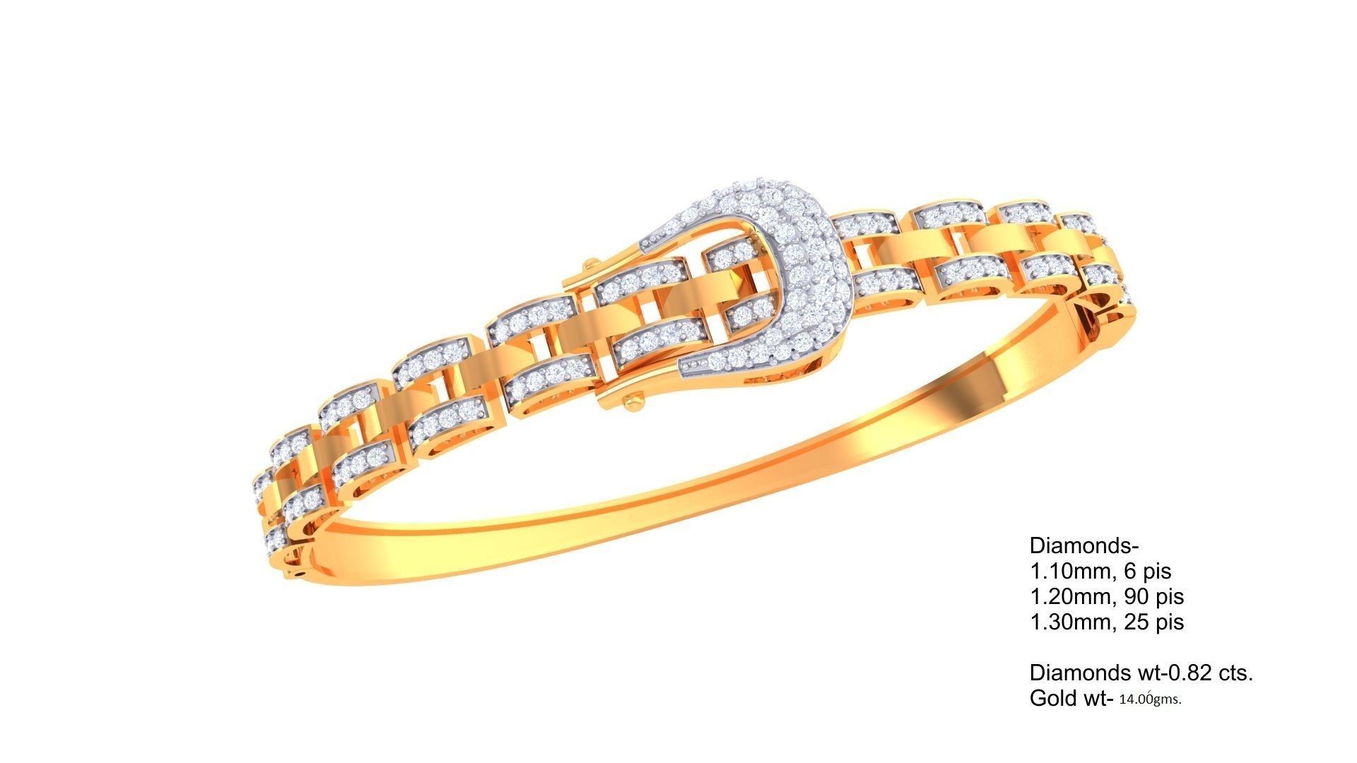 Light Weight bracelets 128 designs 3D print model_51