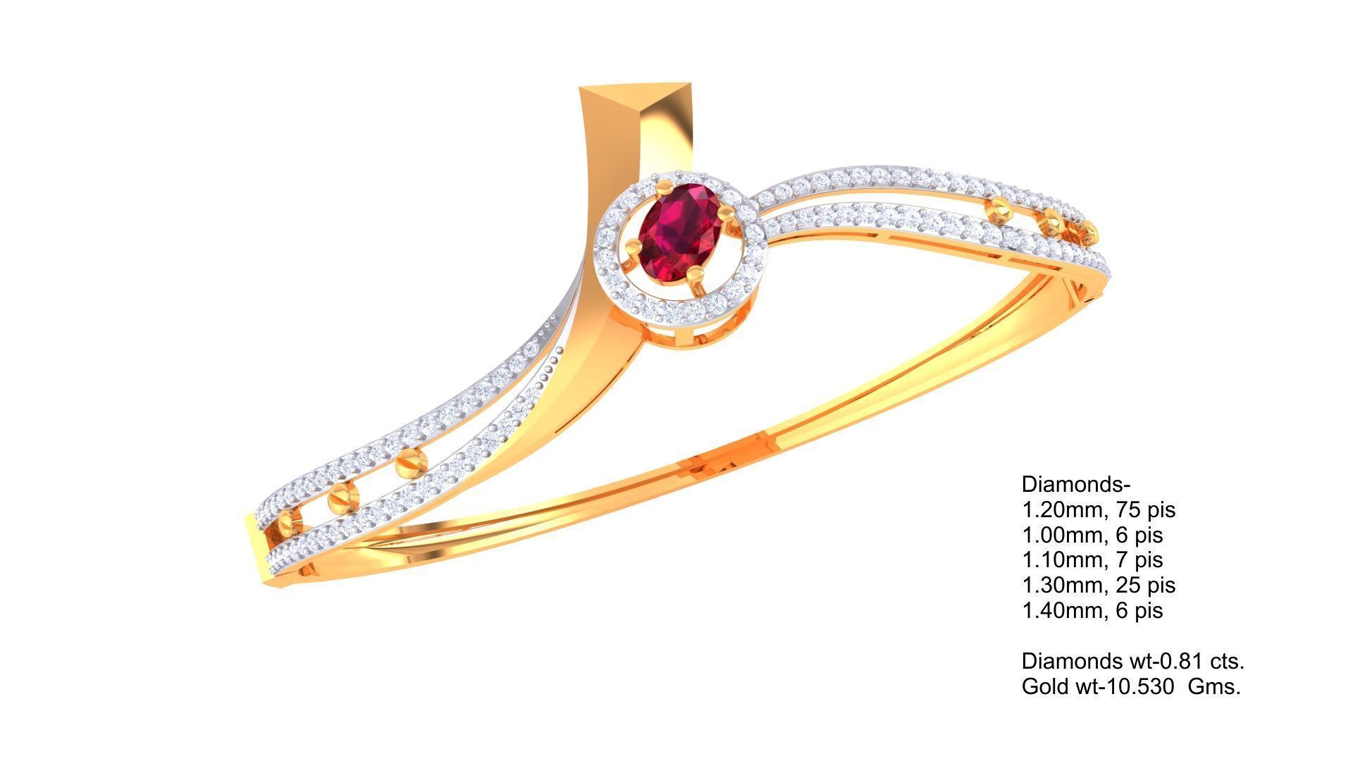 Light Weight bracelets 128 designs 3D print model_13