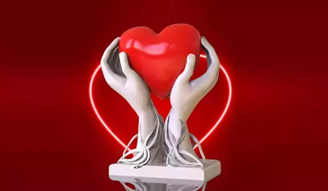 Hands Love for Valentines