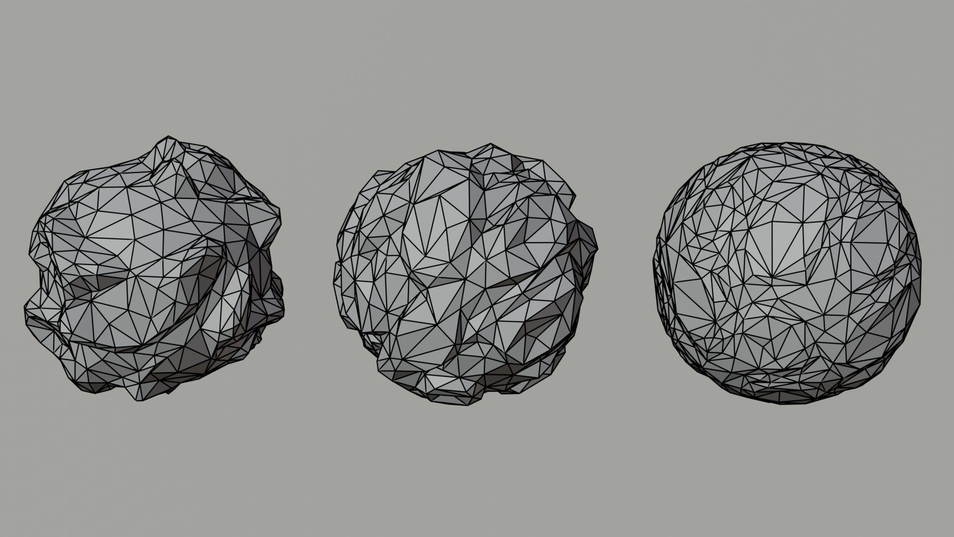 Cartoon planets Polygonal Style Low-poly 3D model_5