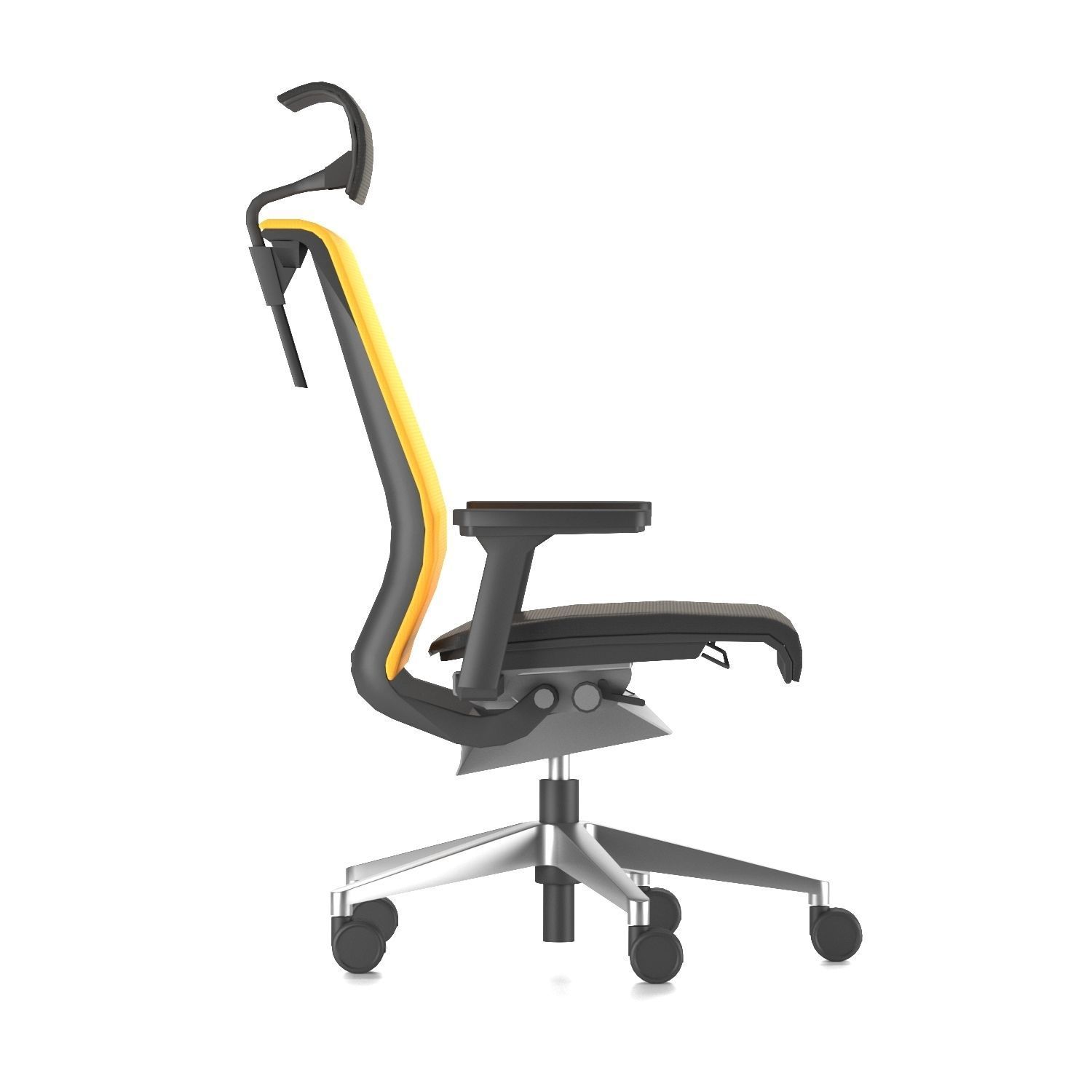 Think Chair by Steelcase Low-poly 3D model_3