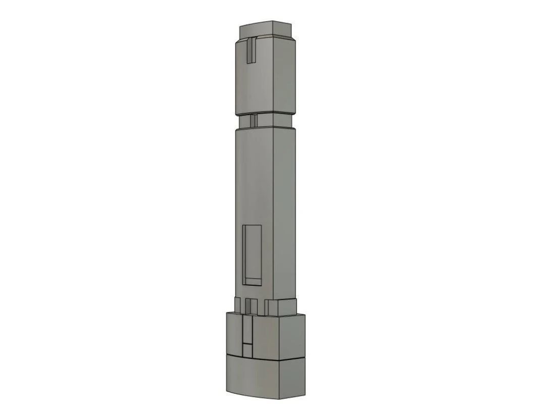Gundam Aerial Beam Saber 10th Scale 3D print model_2