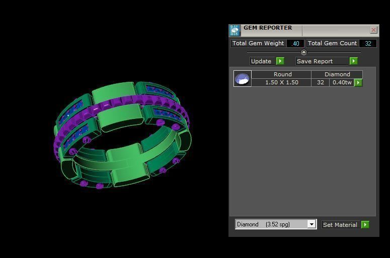 Rings 3D print model_3