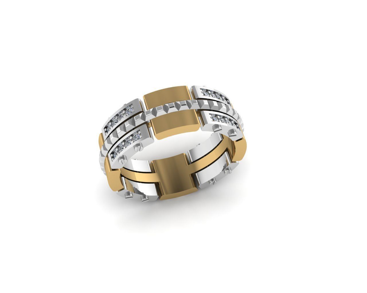 Rings 3D print model_1