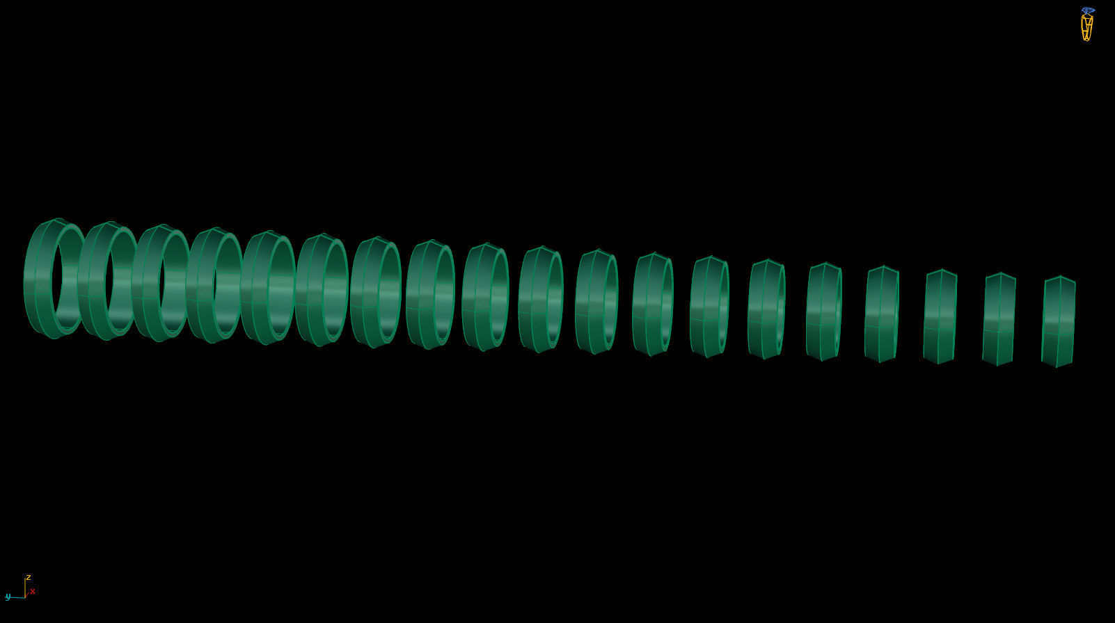 Apex profile Wedding Ring 6 mm Wide US Sizes 3D print model_15