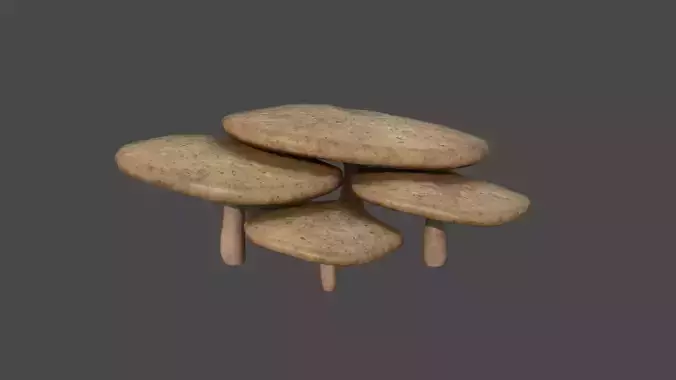 Fantasy Mushroom I11 Realistic - Scene Backdrop Design