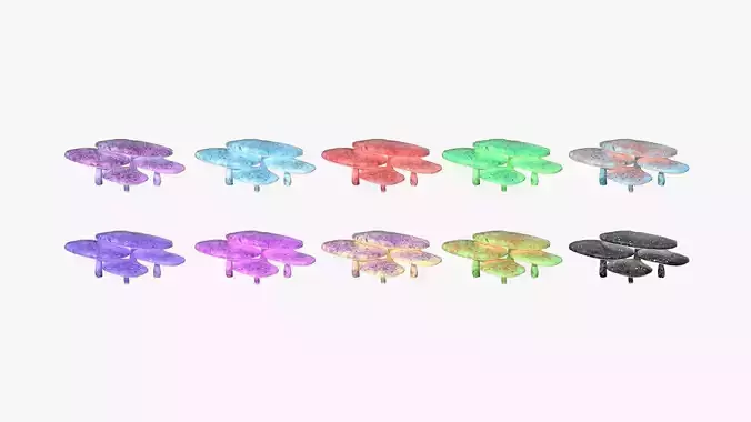 10 Fantasy Mushroom I Collection - Scene Backdrop Design 