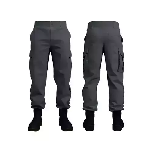 ACU Army Combat Uniform Pants - Marvelous Designer 3D model 3D model