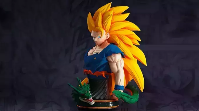 Goku ss3 bust