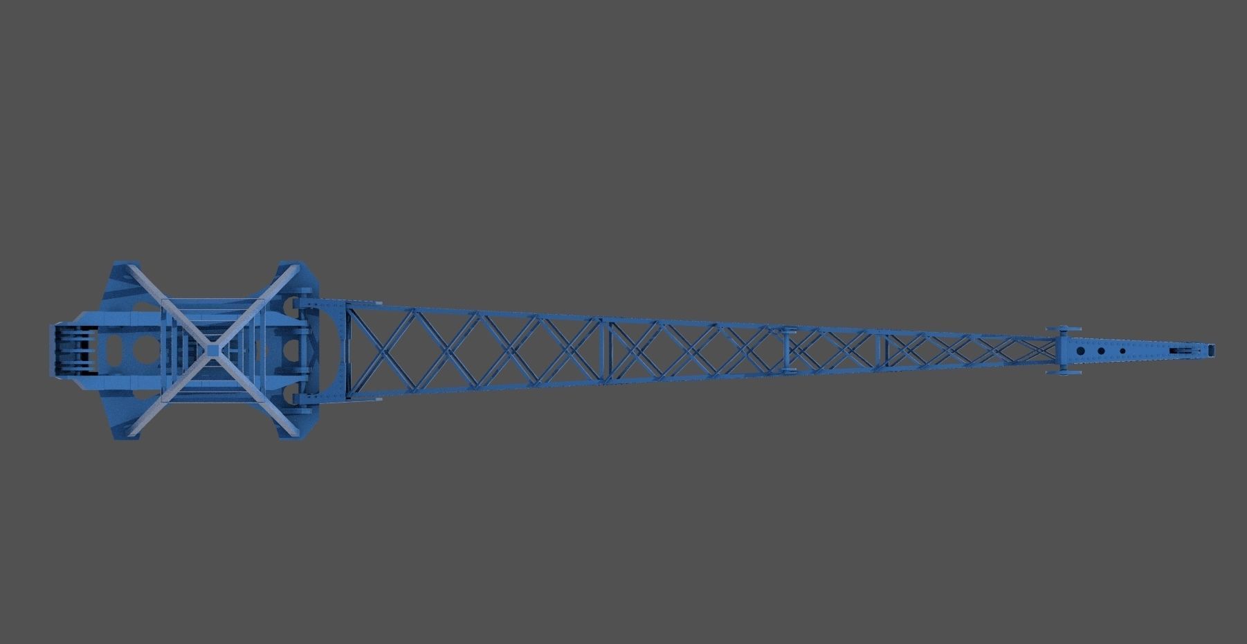 Yamato aircrafts stern Crane - Personal license - 1-100 scale 3D print model_4