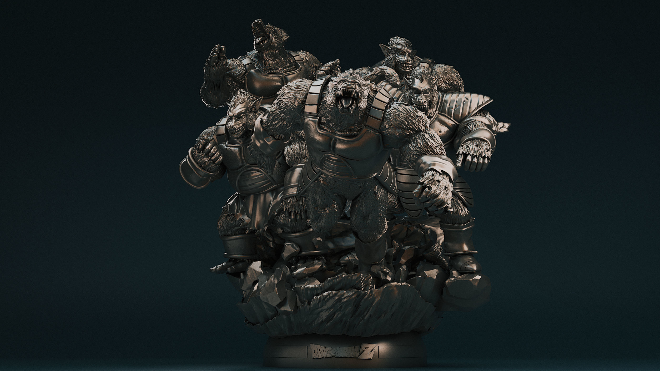 Team bardock ozarus 3D print model_2