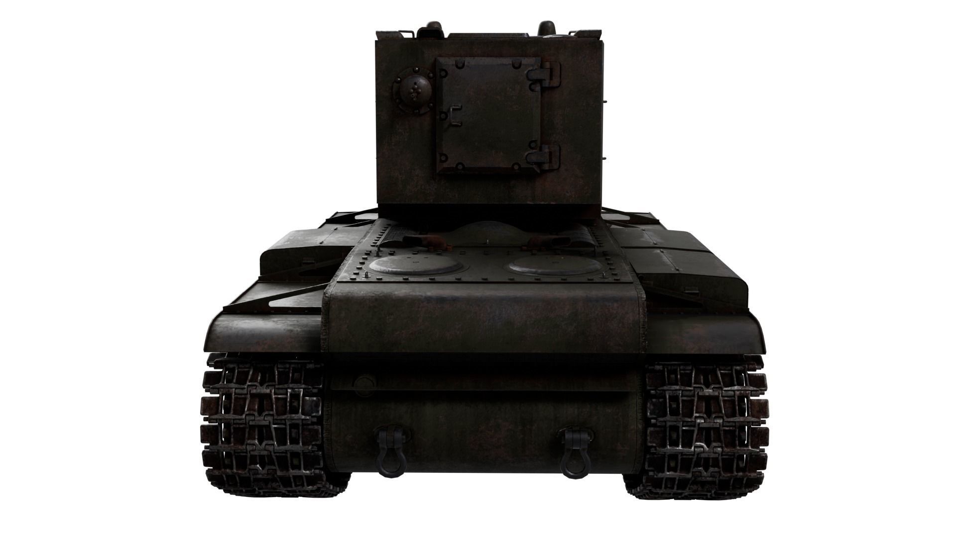 Kliment Voroshilov tank 3D model_3