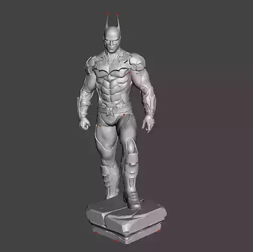 Batman Arkham Statue 3d Model STL for 3d Printing