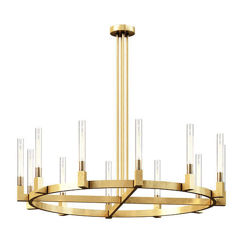 brass crystal chandelier for home lighting RHP23005 3D model
