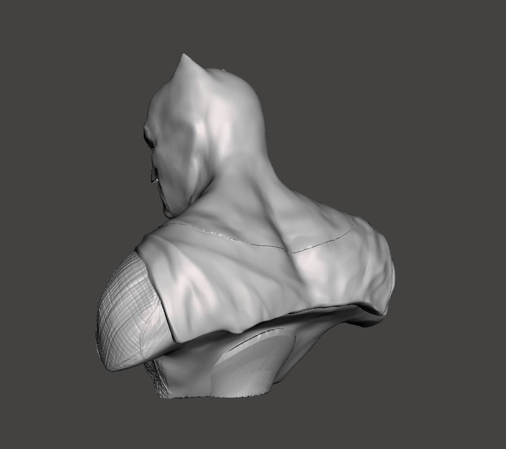 Batman Bust Hollow 3d Model STL for 3d printing 3D print model_2
