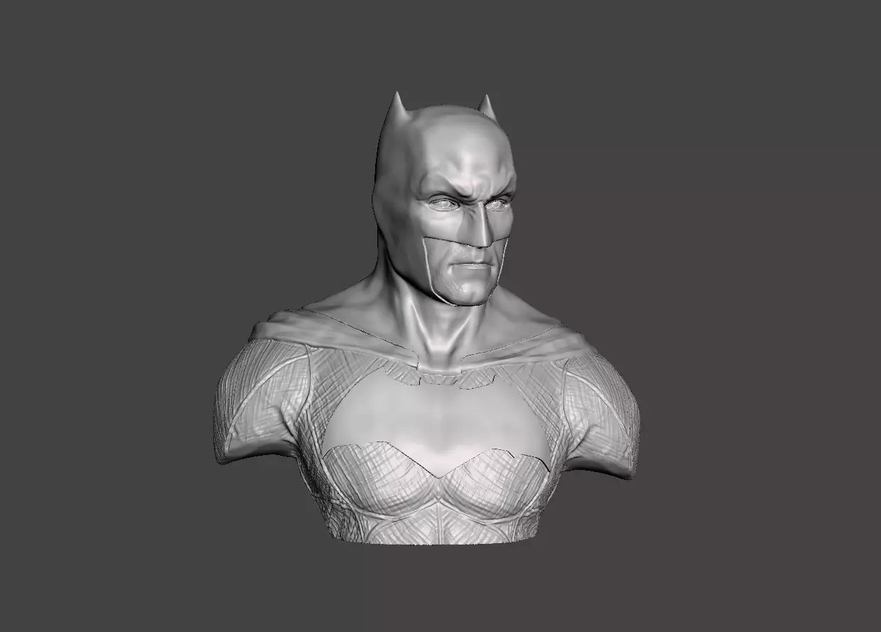 Batman Bust Hollow 3d Model STL for 3d printing 3D print model_0