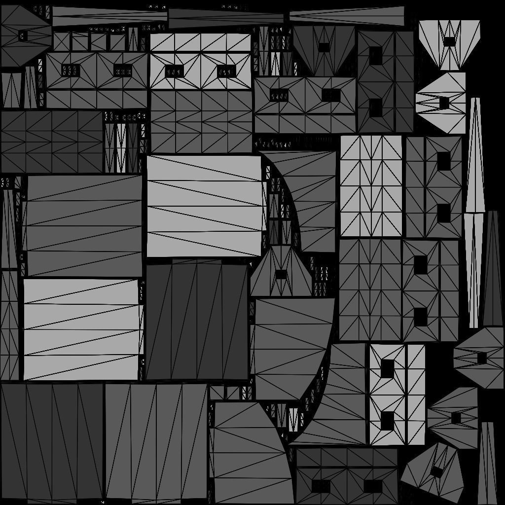 Walls Modular Textures 3D model Modular Concrete Blast Walls VR / AR / low-poly | CGTrader