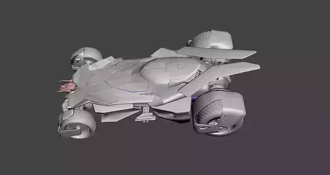 Batman latest mobile vehicle for 3d printing STL
