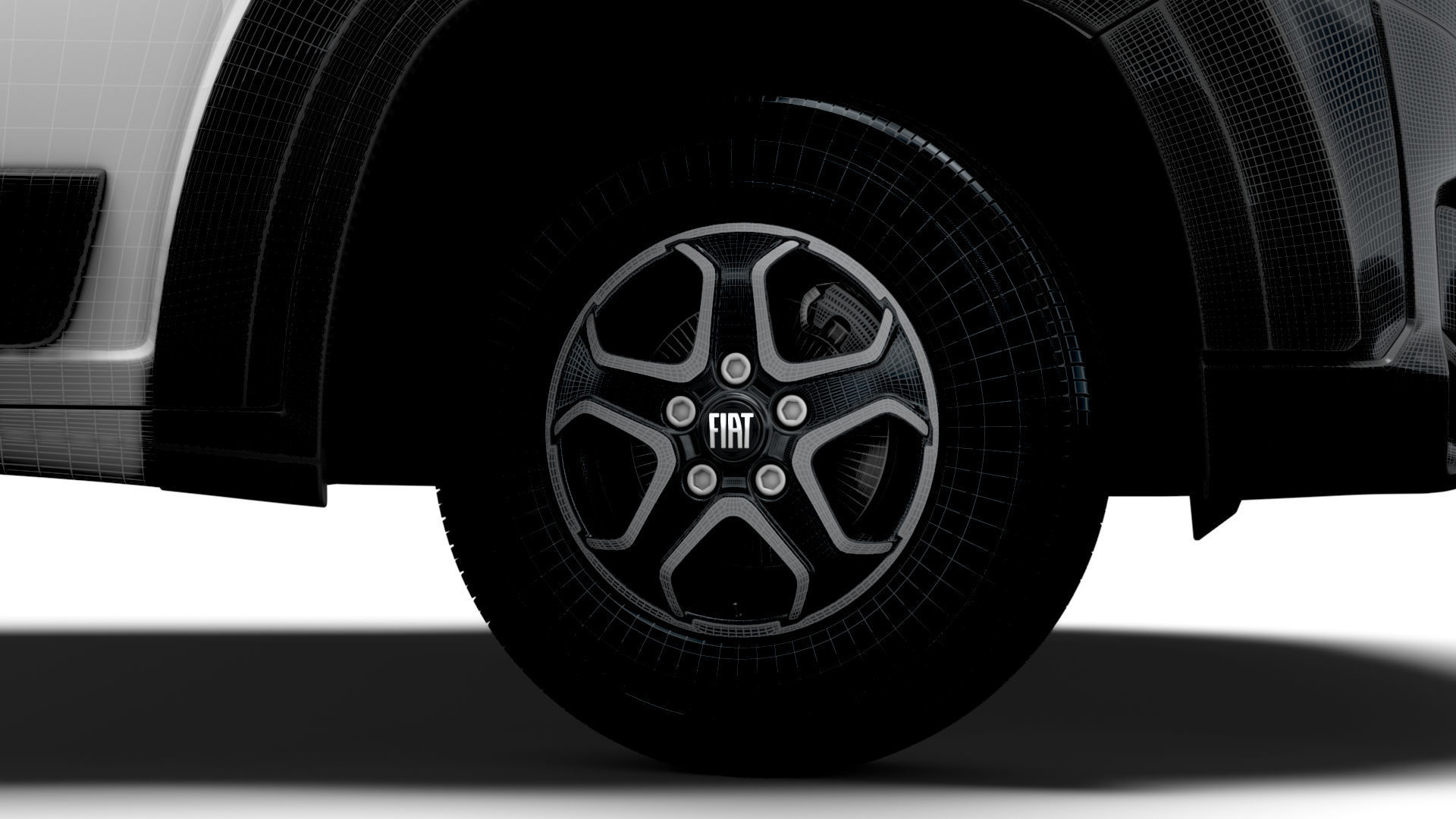 Fiat e Ducato Van L1H2 2024 3D model_23